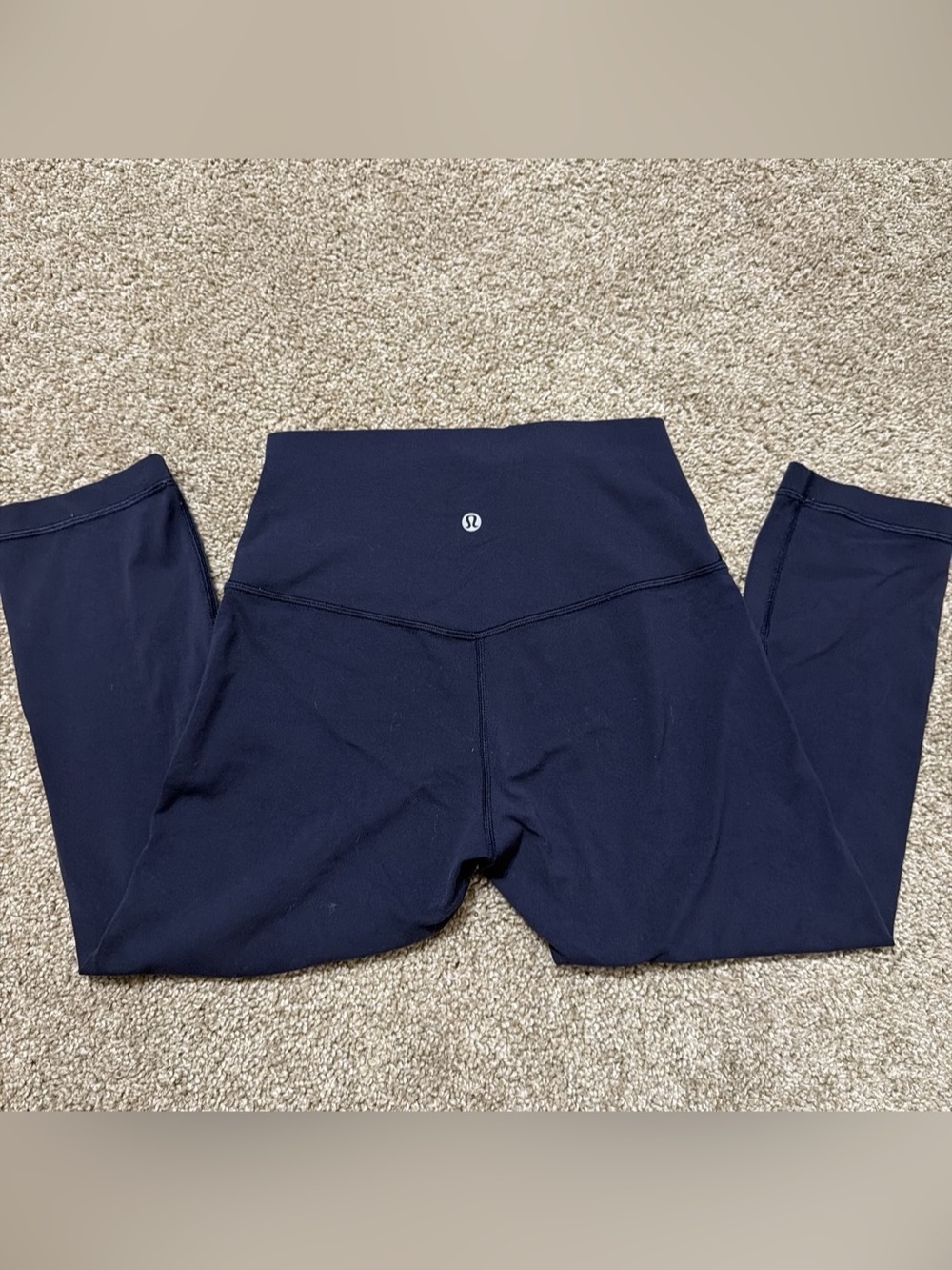 lululemon Align High-Rise Crop 21" Blue Leggings